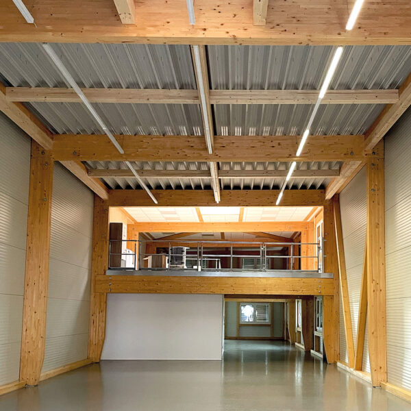 Innenansicht Neubau Montagehalle